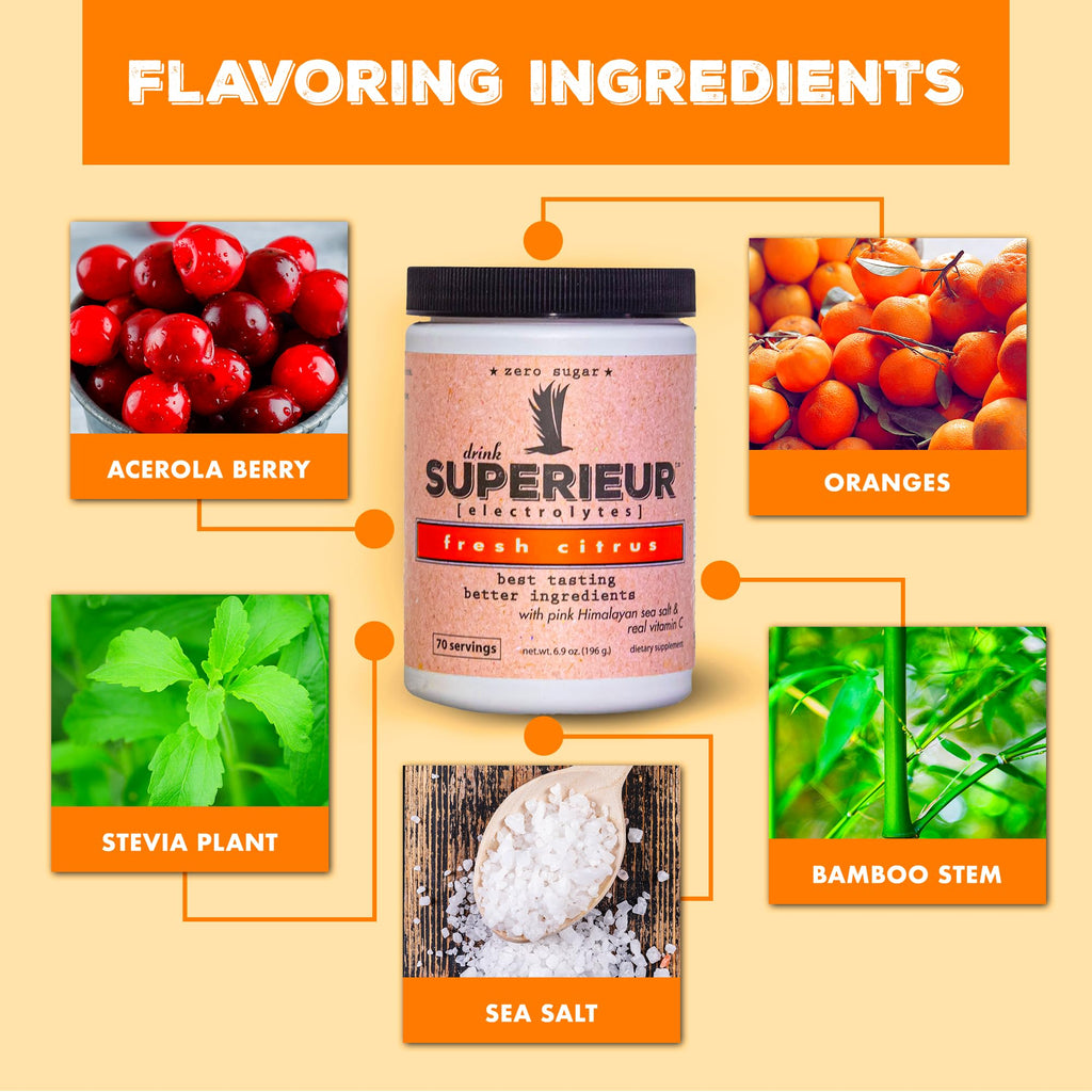 Superieur Sea Mineral Electrolyte Powder