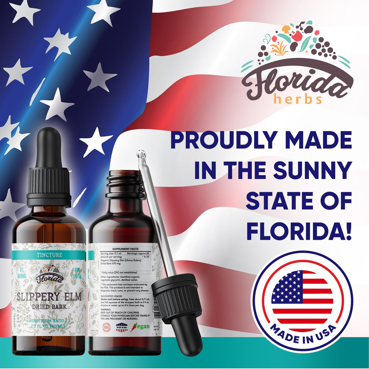 Florida Herbs Slippery Elm Tincture Herbal Extract - 2 Fl Oz - image 5