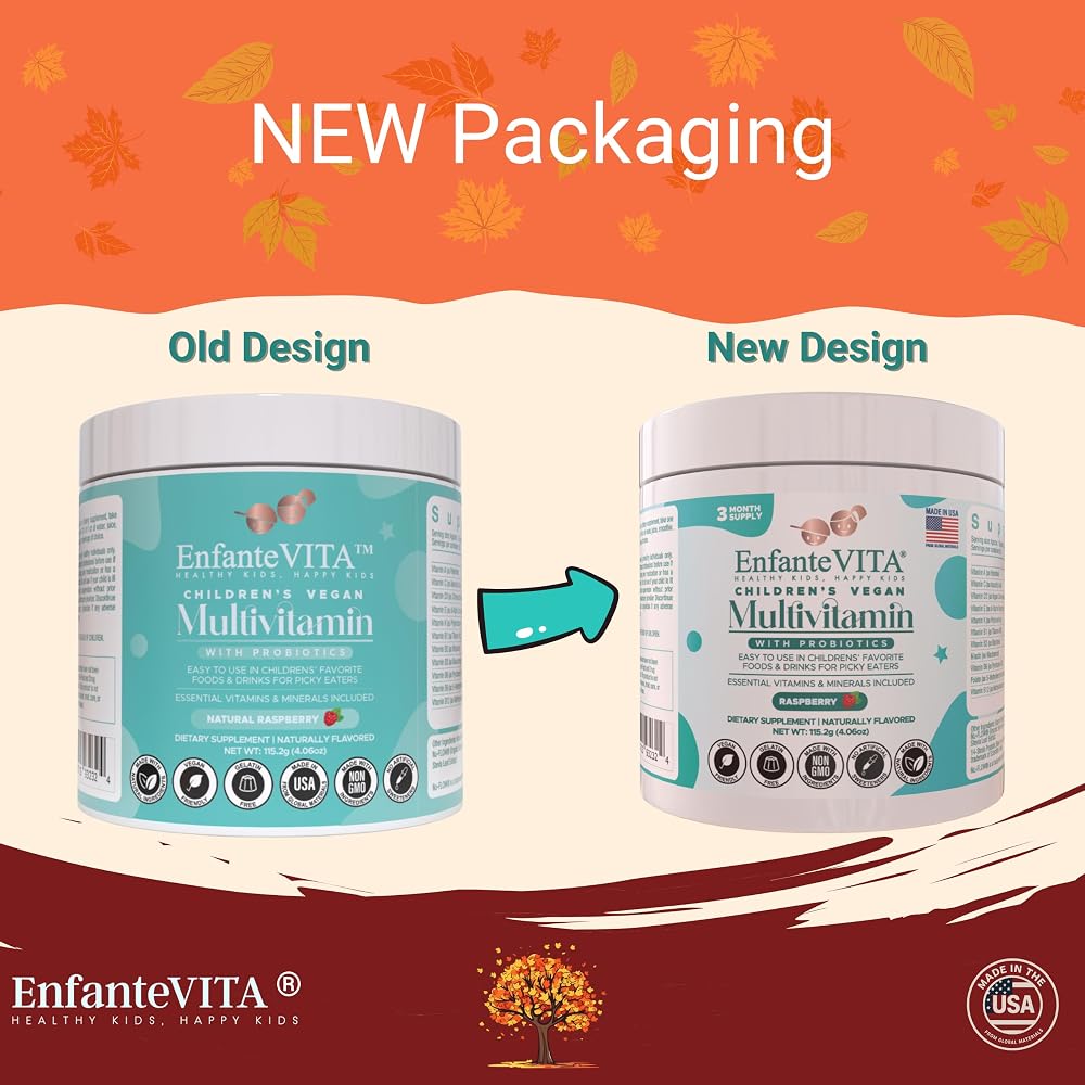 EnfanteVITA All in One Kids Multivitamin Powder Immune Support - 90 Day - image 2