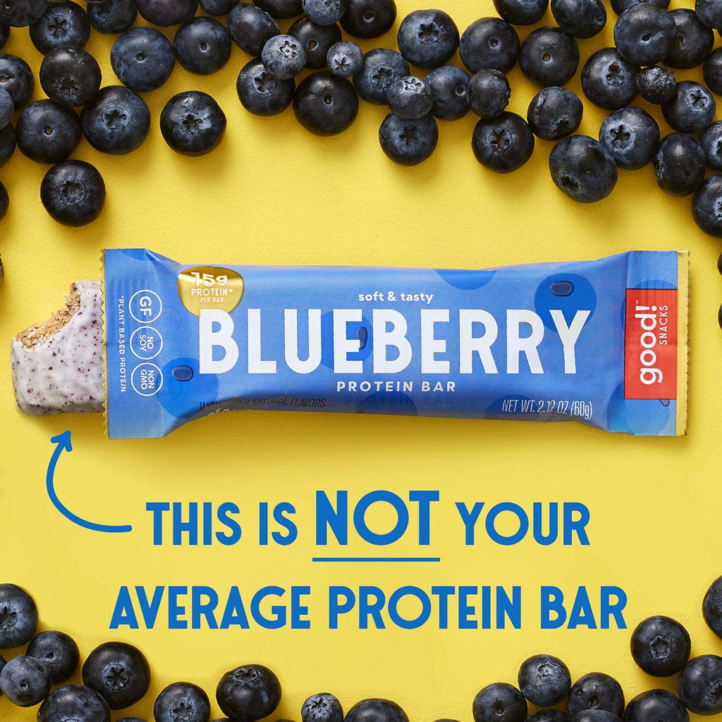 good! Snacks Blueberry Vegan Protein Bar, 15g Protein - 12pk - image 4