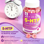 LILICARE 5HTP Gummies with Magnesium Glycinate - Melatonin Free Sleep