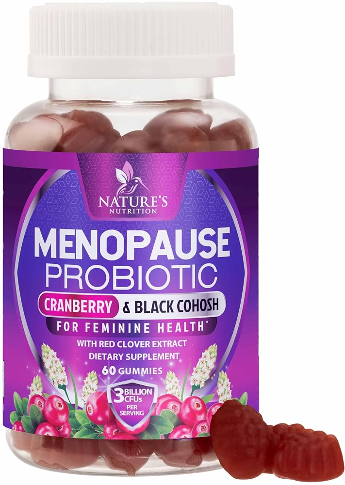 Nature's Nutrition Menopause Probiotic Gummies for Women - 60 Gummies