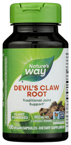 Natures Way Devils Claw Root - 100 Capsules