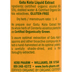 Herb Pharm Certified Organic Gotu Kola Extract for Musculoskeletal