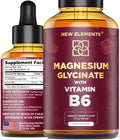 New Elements Liquid Magnesium Glycinate Drops with Vitamin B6 - 2 Fl Oz