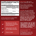 Havasu Nutrition Apple Cider Vinegar Capsules with Cayenne - 60 Count - image 2