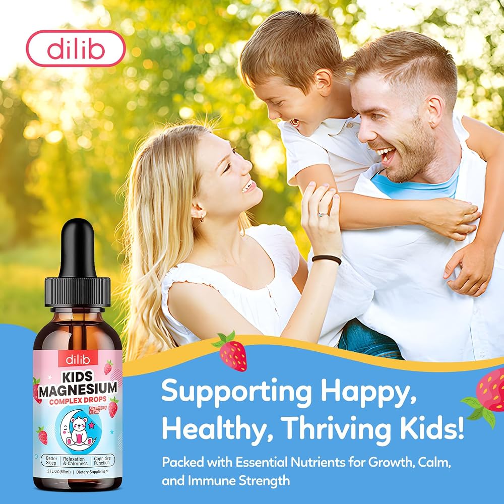 dilib Kids Magnesium Liquid Drops - Liquid Magnesium Glycinate
