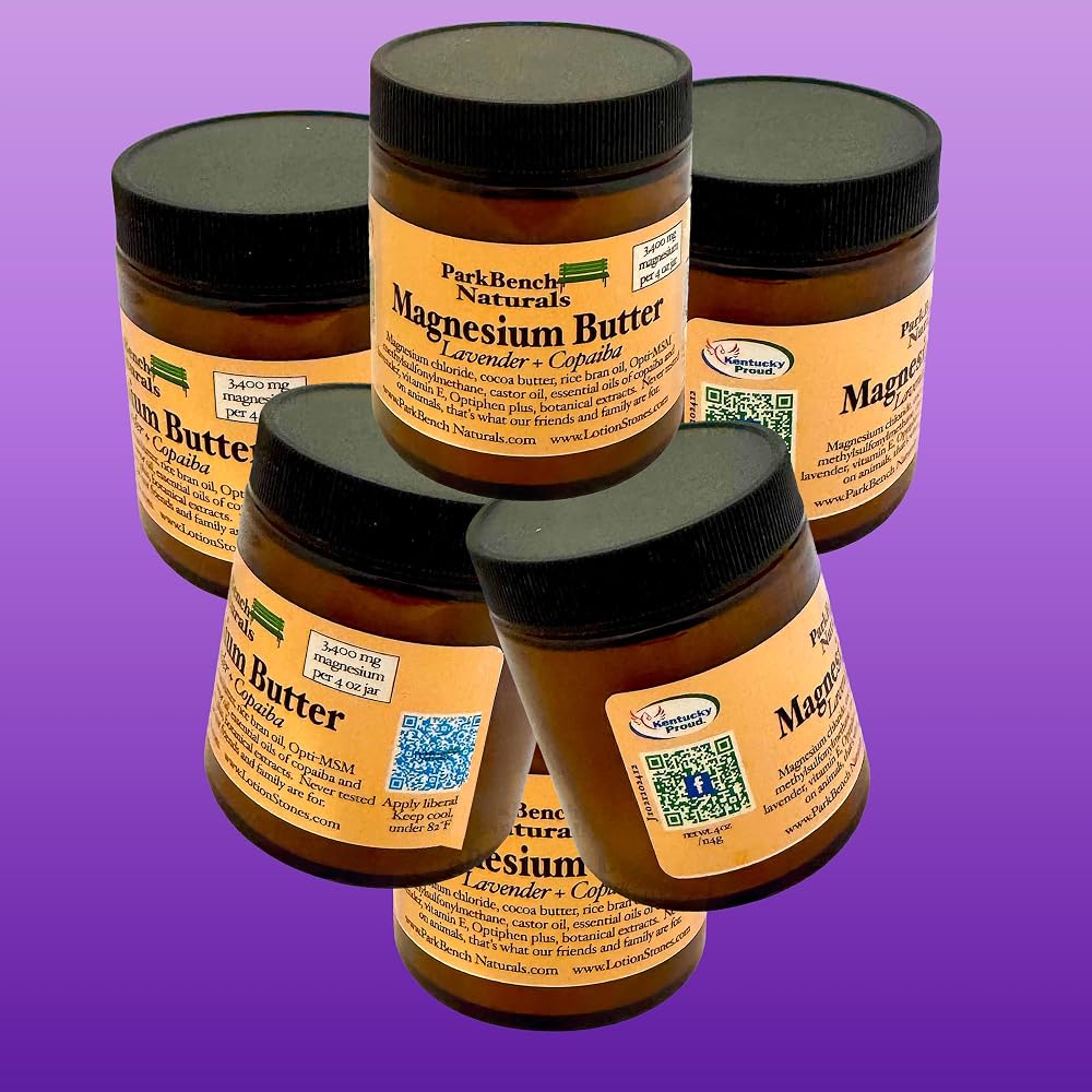 Generic Park Bench Naturals Magnesium Butter Topical Cream - 4 oz - image 3