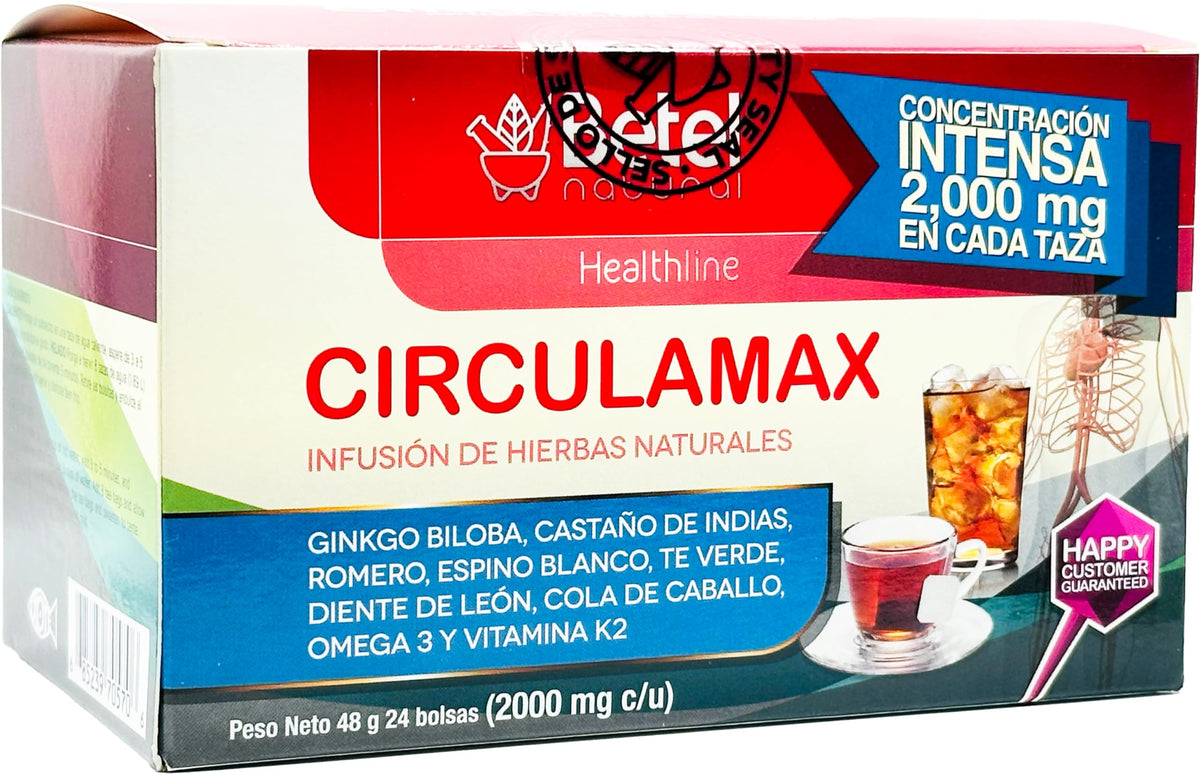Betel Natural Circulamax Herbal Tea Blend - 24 Tea Bags