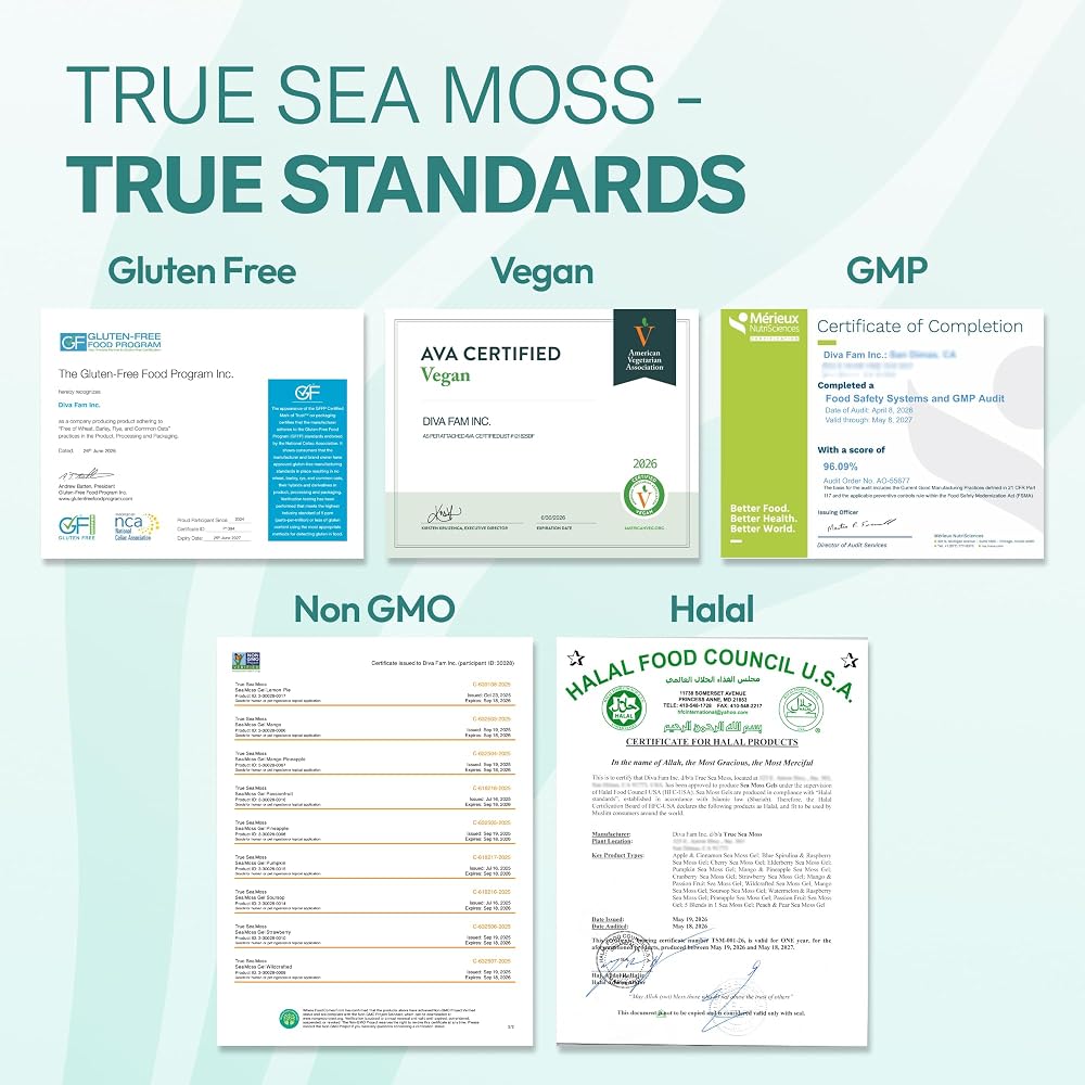 TrueSeaMoss True Sea Moss Mango/Pineapple Gel - 16 Fl Oz - image 2