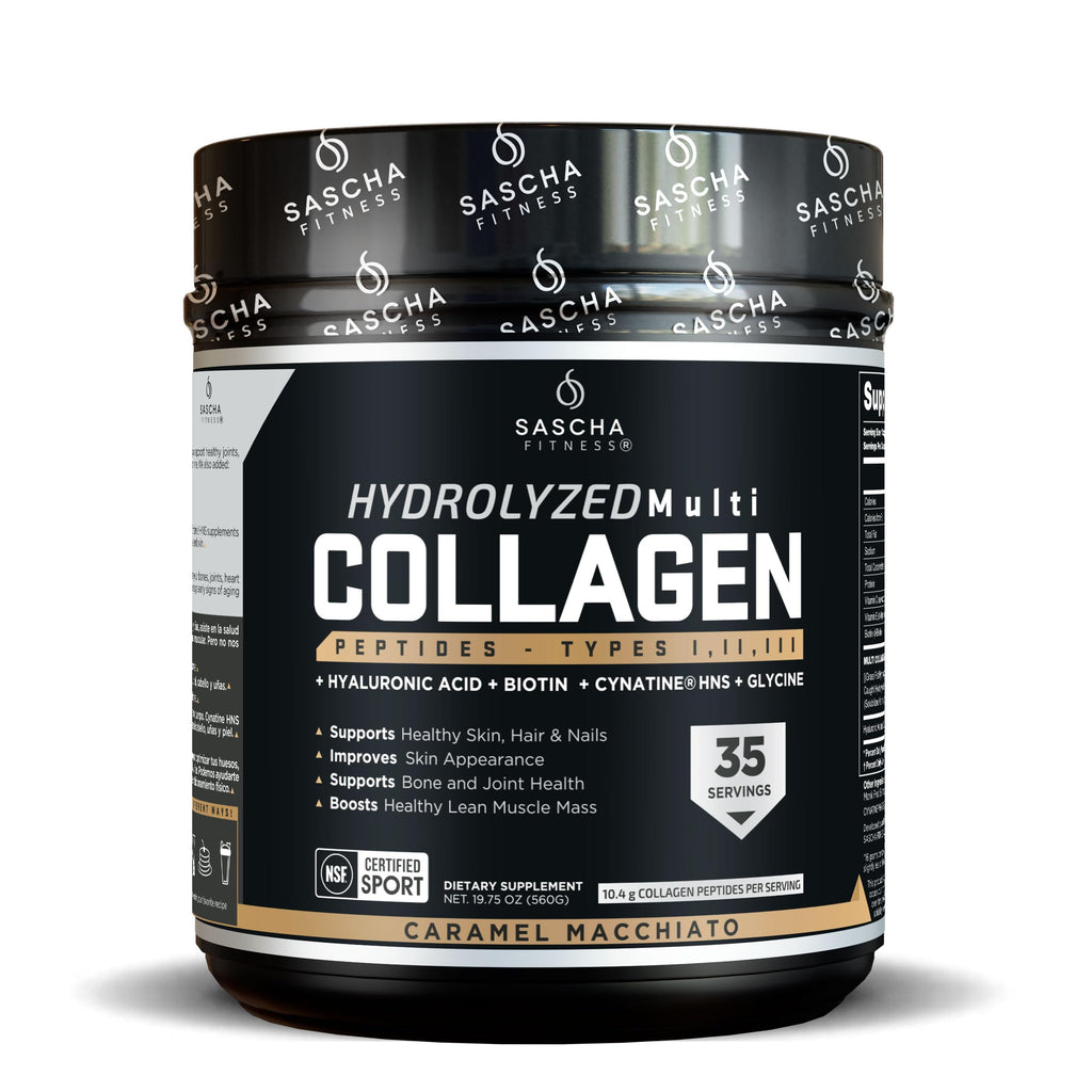 SASCHA FITNESS Hydrolyzed Multi Collagen Peptides Tipes 1,2 & 3