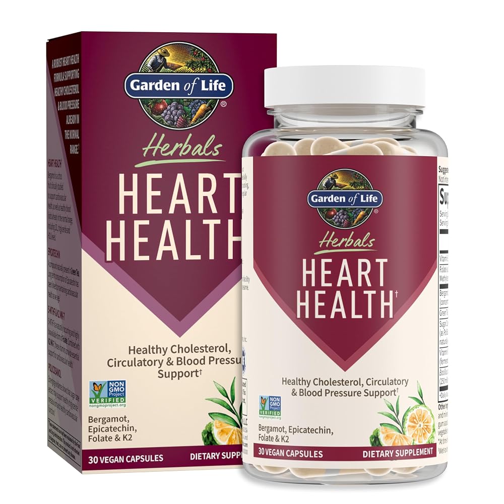 Garden of Life Herbals Heart Health Supplement - 30 Capsules
