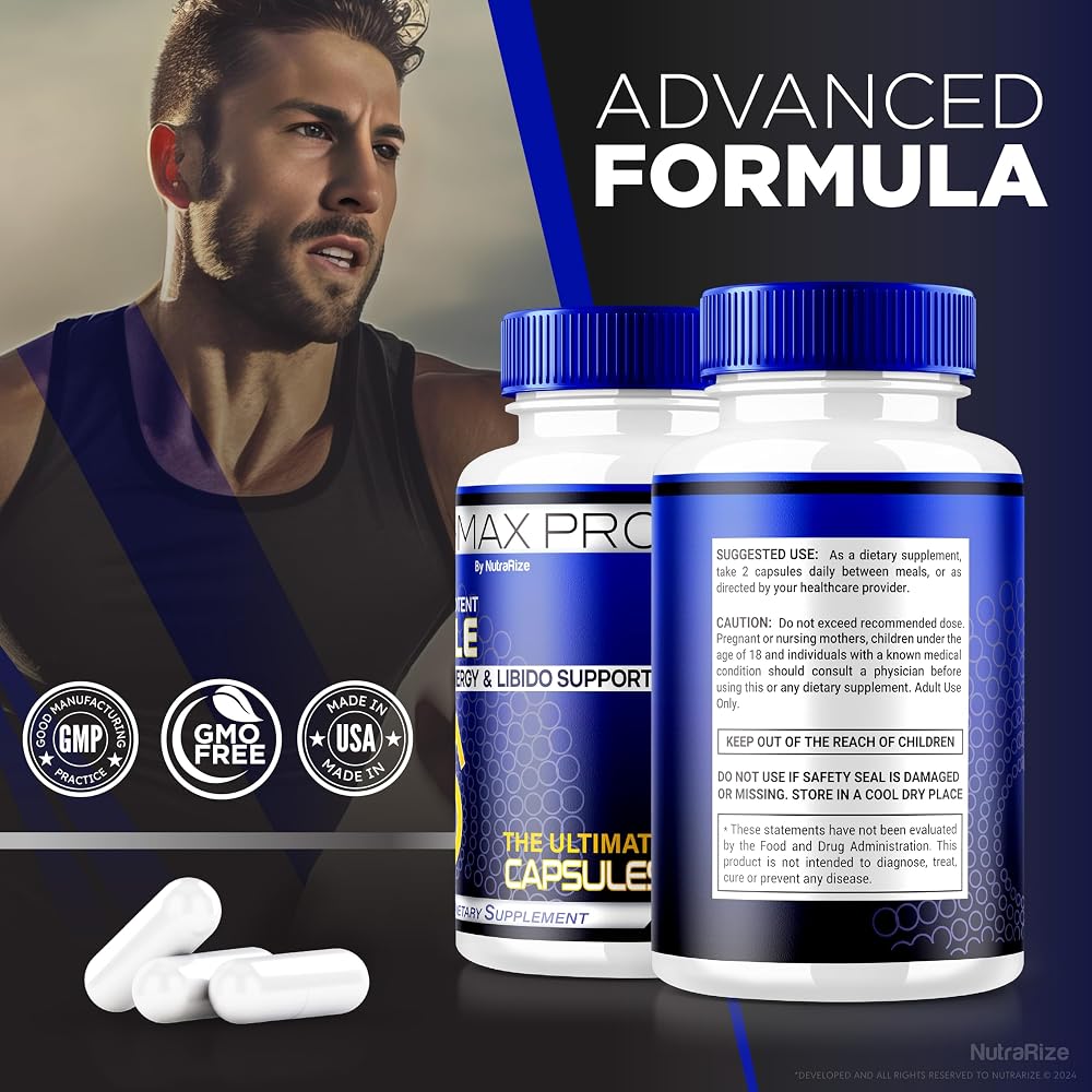NutraRize Bio-Max Pro Capsules All Natural Male Formula - 60 Capsules - image 7