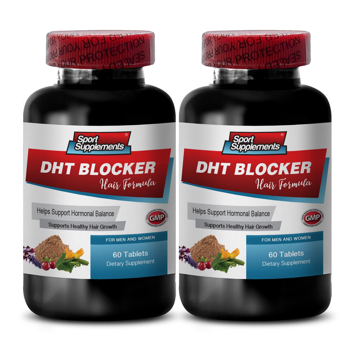 Sport Supplements Hair Growth DHT Blocker Formula - 120 Capsules