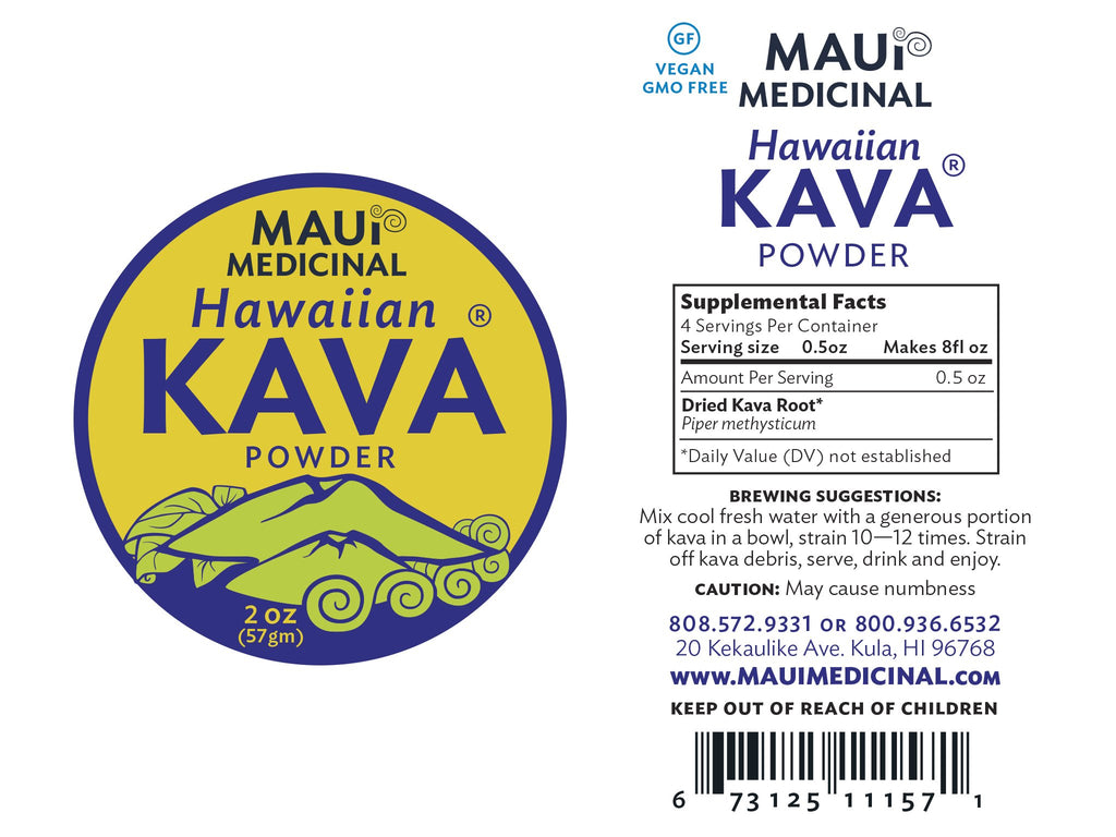 Maui Medicinal Herbs Hawaiian Kava Root Powder - 2 oz - image 4