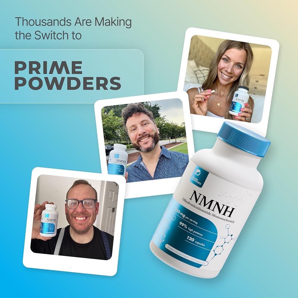 Prime Powders NMNH Capsules NAD+ Support - 120 Vegetarian Capsules - image 5