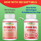 Shifaa Nutrition Halal Omega 3 Fish Oil 2000mg - 120 Softgels - image 2