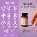 NatureWise Garlic Extract 5,500 mcg Allicin Supplement - 60 Tablets - image 5