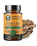 Herb Pharm Mushroom Wellness Turkey Tail & Reishi - 90 Capsules