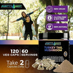 Purity`s Best Purity's Best Turkey Tail Mushroom Immune Support - 120 Capsules - image 4