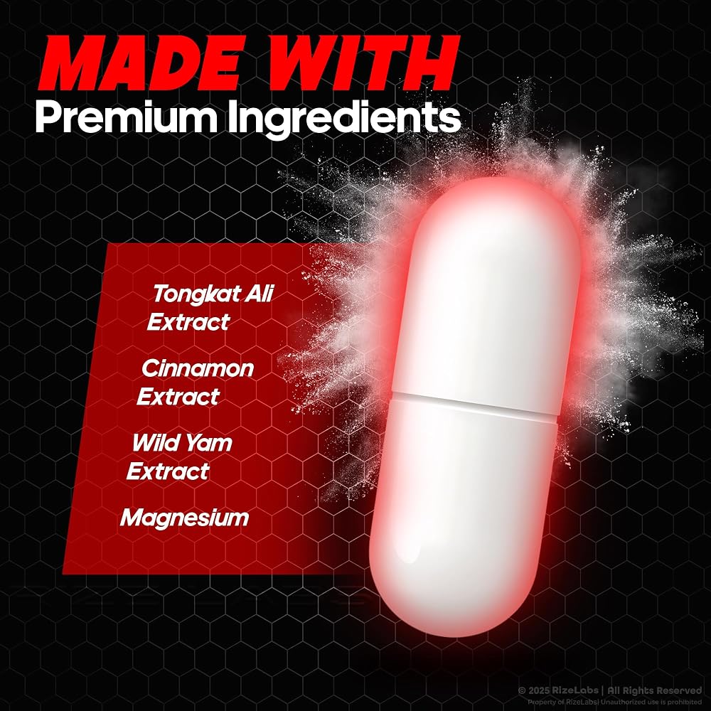 rize labs Male Extra Capsules Performance Supplement - 60 Capsules - image 5