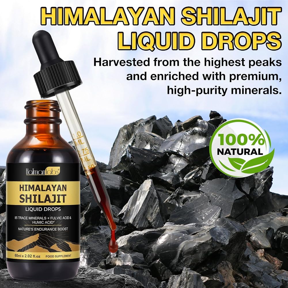 MXCZBSM Shilajit Pure Himalayan Organic Resin Drop
