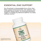 Double Wood Supplements Zinc Picolinate 50mg - 300 Capsules - image 6