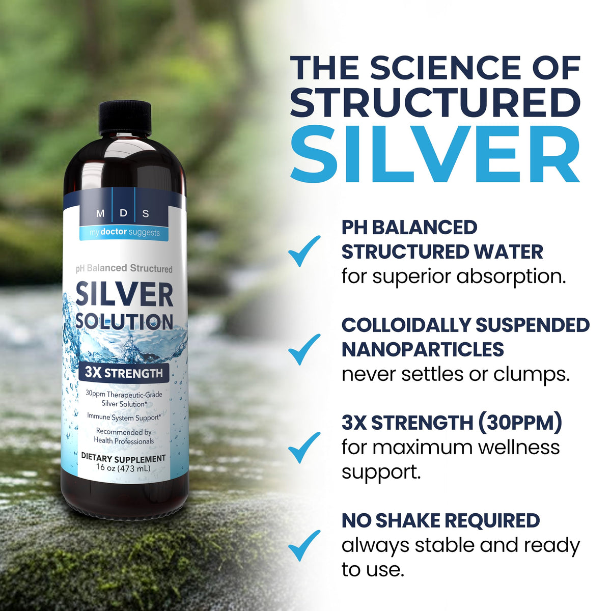 My Doctor Suggests Colloidal Silver Liquid 30ppm - 16 oz - image 6