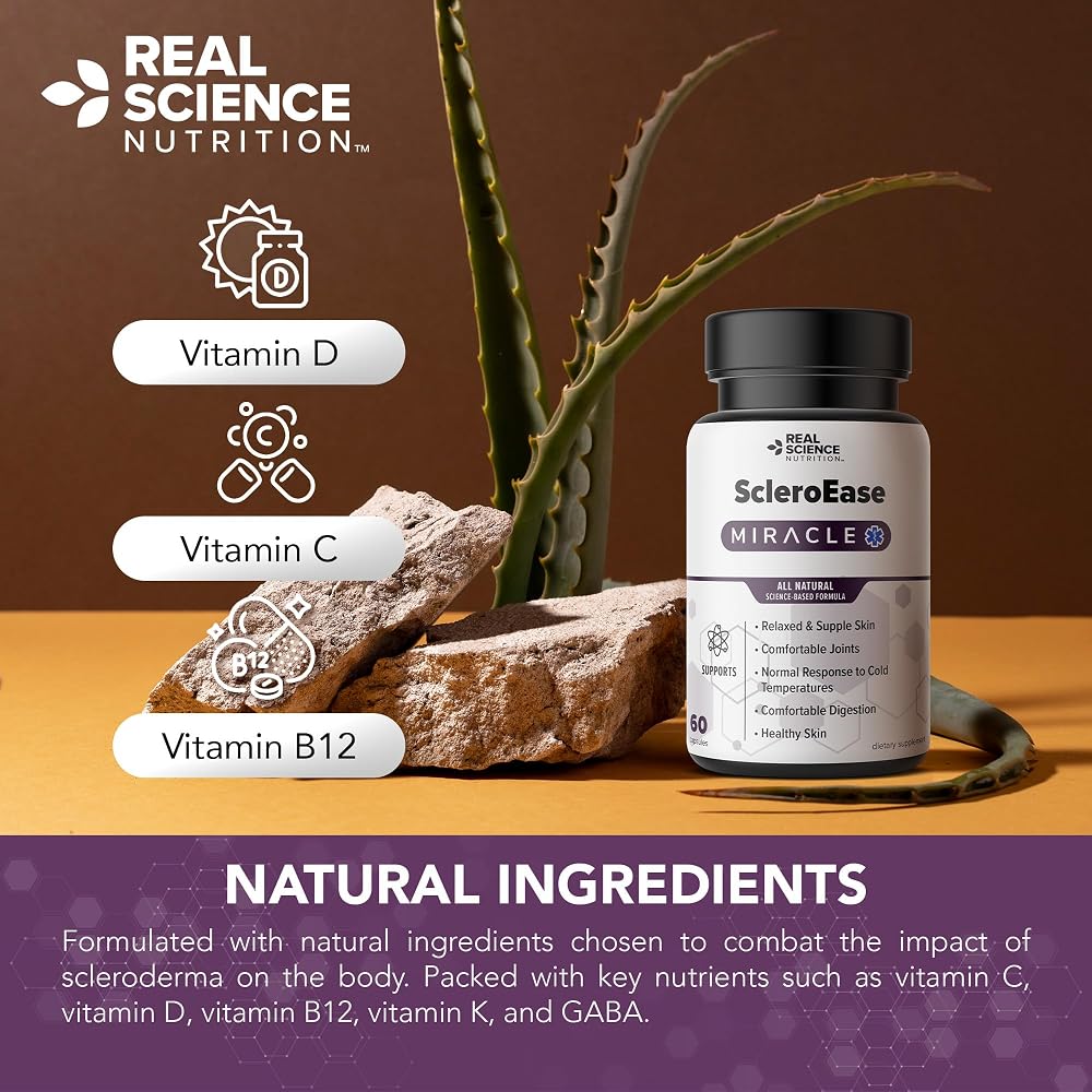 Real Science Nutrition ScleroEase Skin & Joint Support - 60 Capsules - image 5