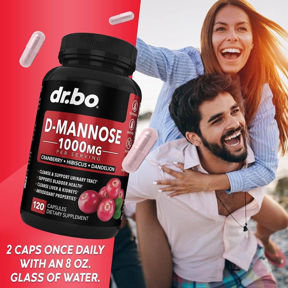 DR. BO D-Mannose 500mg Capsules for Urinary Tract Health - image 7