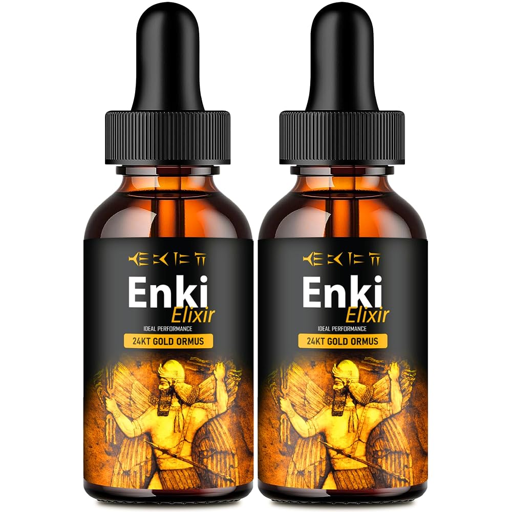 IDEAL PERFORMANCE Enki Elixir Drops Supplement Liquid - 2 Pack