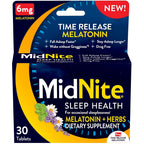 MidNite Time Release 6mg & 1.5mg Melatonin Sleep Aid Bundle - 60 Tablets - image 2