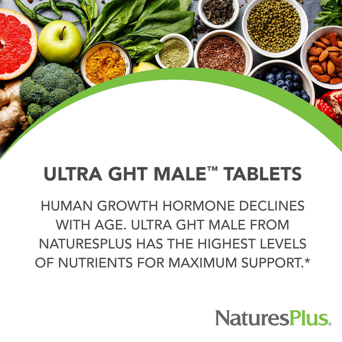 Nature's Plus Ultra GHT Male Extended Release Tablets - 90 Vegetarian - image 3