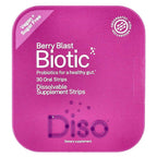 DISO BIOTIC Fast-Dissolving Probiotic Oral Strips - 30 Strips