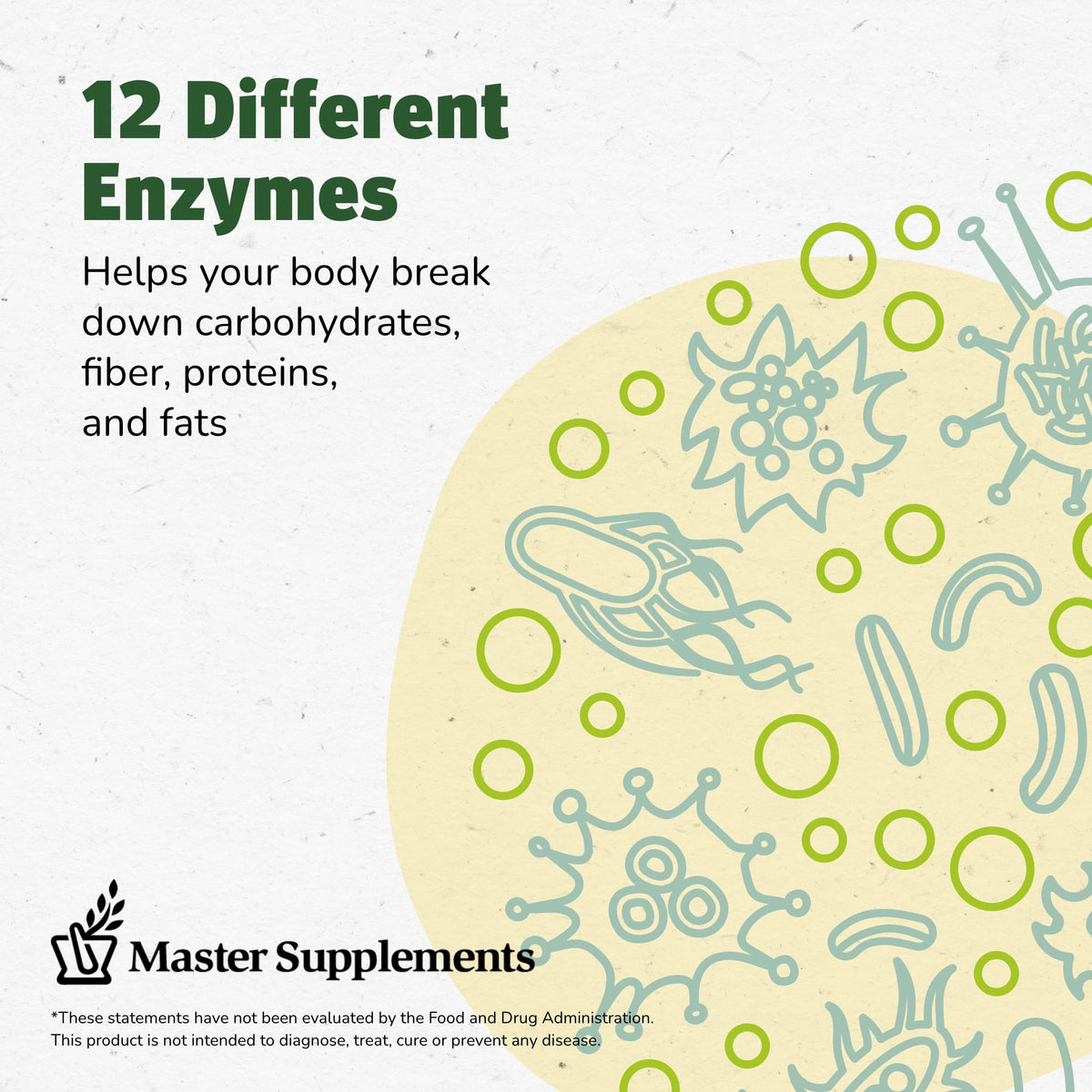 Enzalase Digestive Enzyme 12 Plant-Based - 150 Capsules - image 5