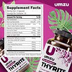 UMZU Thyrite Thyroid Support Supplement - 120 Capsules - image 4