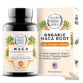Happy Healthy Hippie Organic Maca Root Capsules 1200 mg - 120 Count