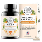 Happy Healthy Hippie Organic Maca Root Capsules 1200 mg - 120 Count