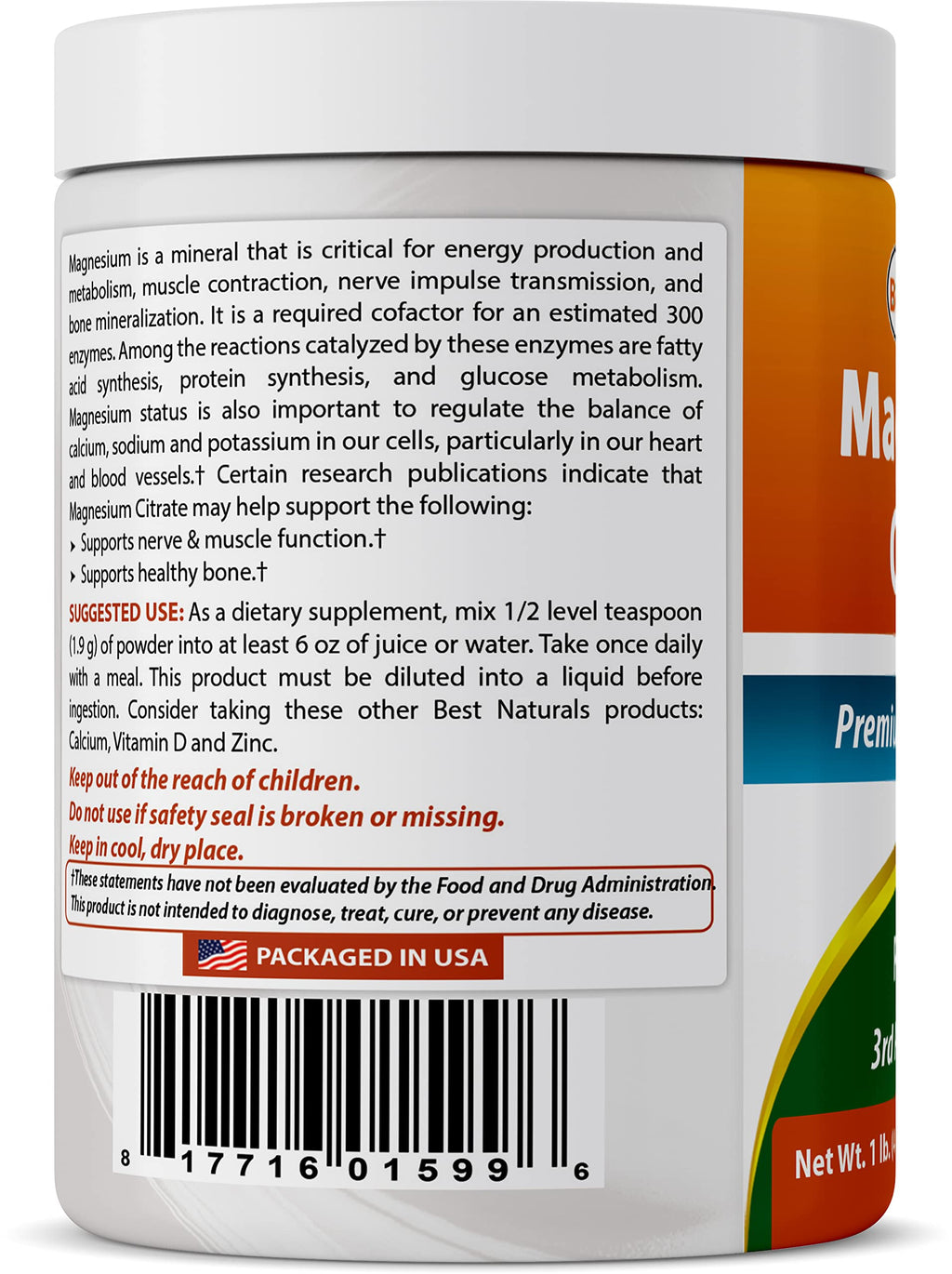 Best Naturals MINERAL_SUPPLEMENT