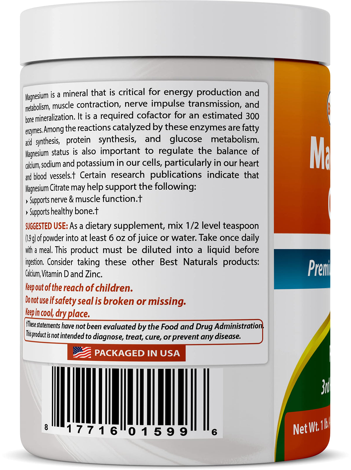 Best Naturals MINERAL_SUPPLEMENT