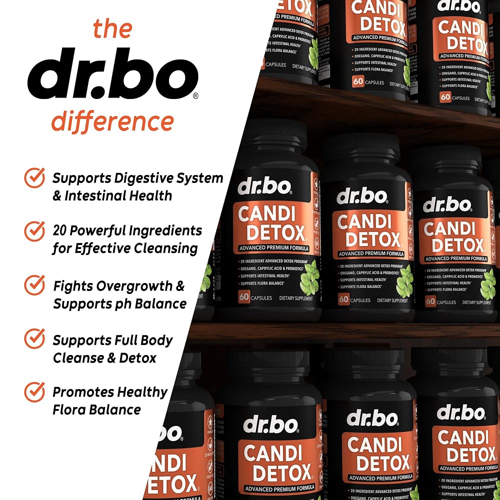 DR. BO Candida Cleanse Detox Support Supplement - 60 Capsules - image 4