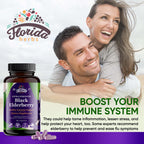 FLORIDA HERBS Black Elderberry Capsules - 180 Vegan Capsules - image 3