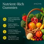 Etta Vita Fruits and Veggies Gummies with 9 Superfruits & 30 Veggies - image 6