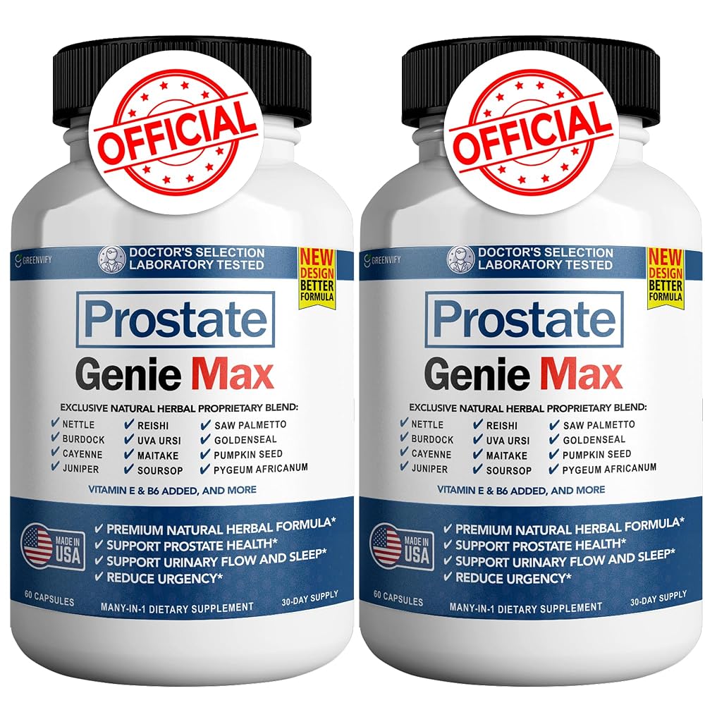 GREENVIFY Prostate Genie Max - Natural Prostate Support Supplement