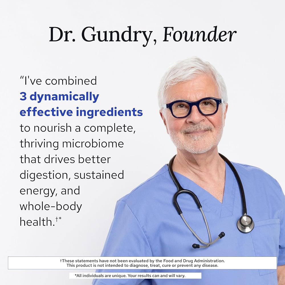 Gundry MD® Bio Complete 3 - Prebiotic, Probiotic, & Postbiotic