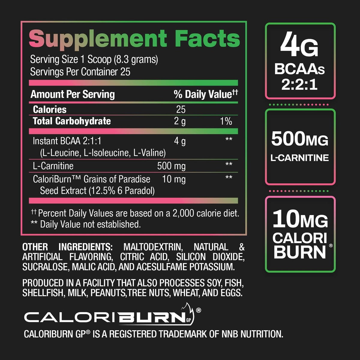 BPI Sports Best BCAA Shredded Caffeine-Free Thermogenic Recovery