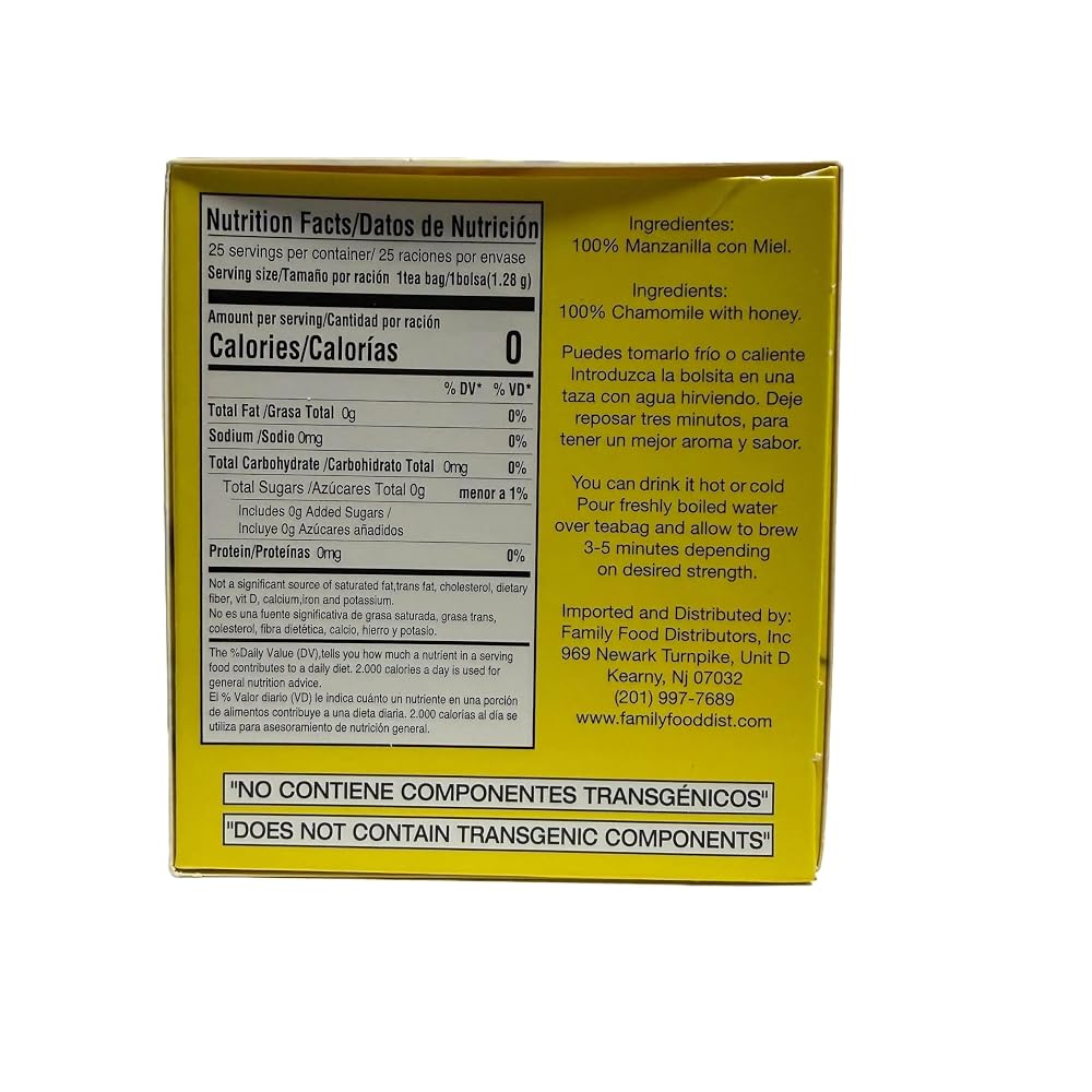 Hornimans Chamomile Honey Herbal Tea - 25 Teabags - image 4