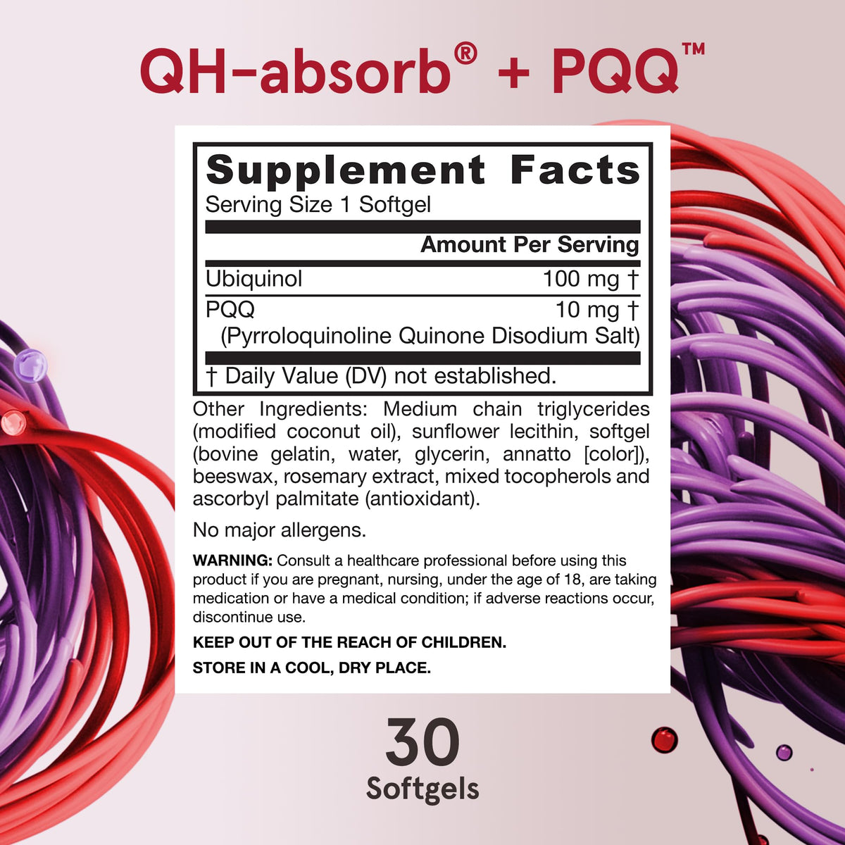 Jarrow QH-Absorb + PQQ CoQ10 Supplement - 30 Softgels - image 5