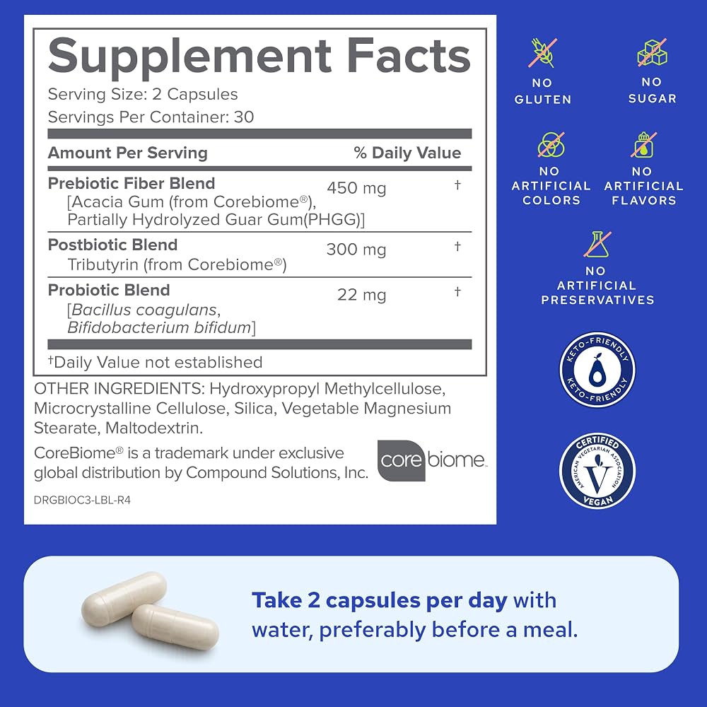 Gundry MD® Bio Complete 3 - Prebiotic, Probiotic, & Postbiotic