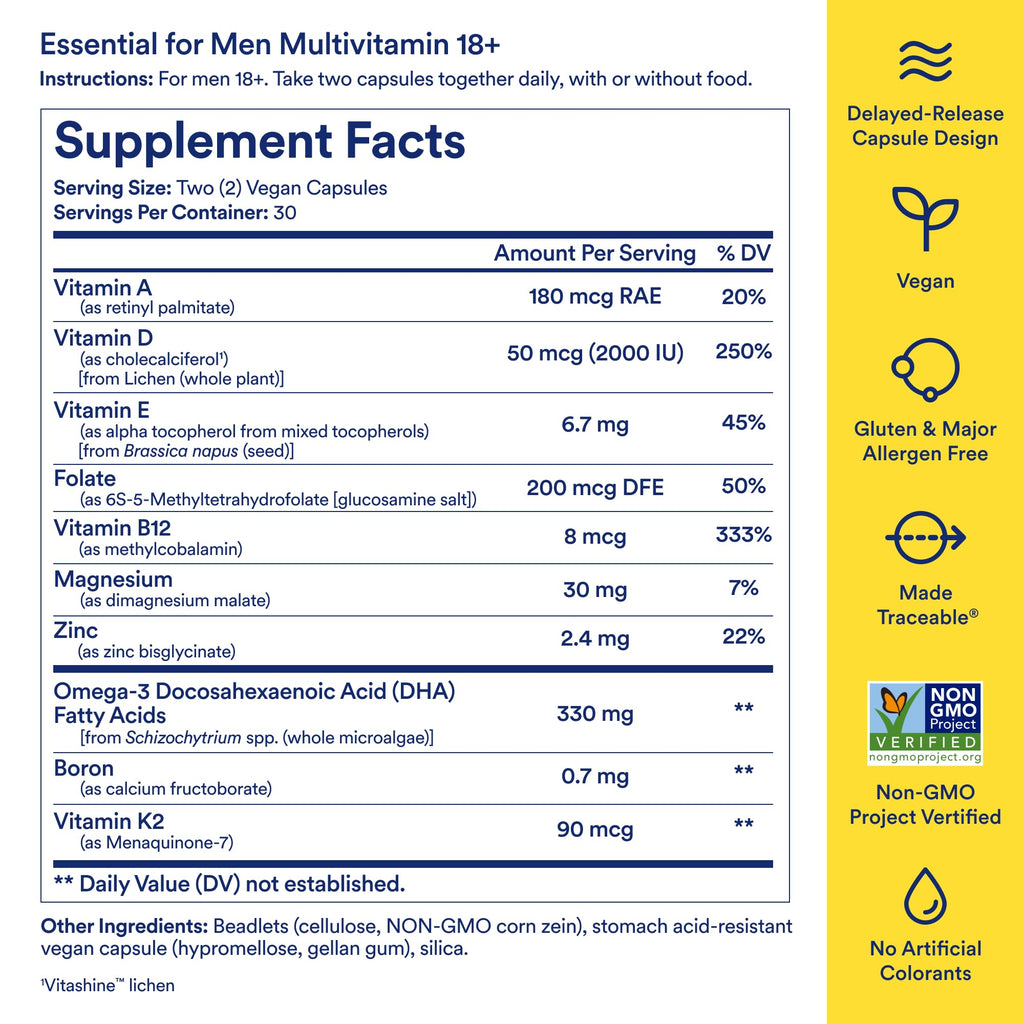 Ritual Men's 18+ Multivitamin - 60 Capsules - image 3